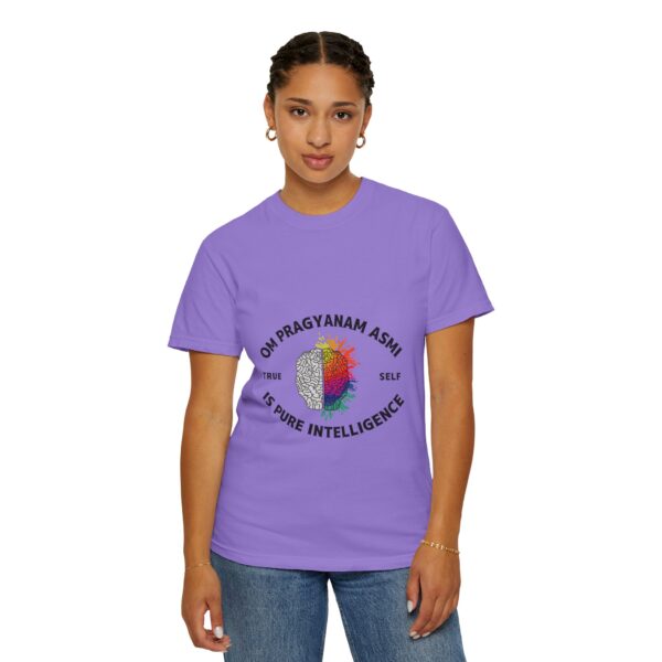 True Self is Pure Intelligence Unisex Garment-Dyed T-shirt - Image 30