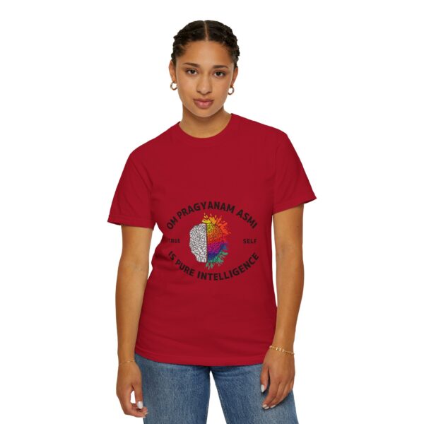 True Self is Pure Intelligence Unisex Garment-Dyed T-shirt - Image 43