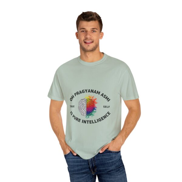 True Self is Pure Intelligence Unisex Garment-Dyed T-shirt - Image 25