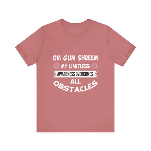 My Limitless Awareness Overcomes All Obstacles Unisex Jersey Short Sleeve Tee - Image 3