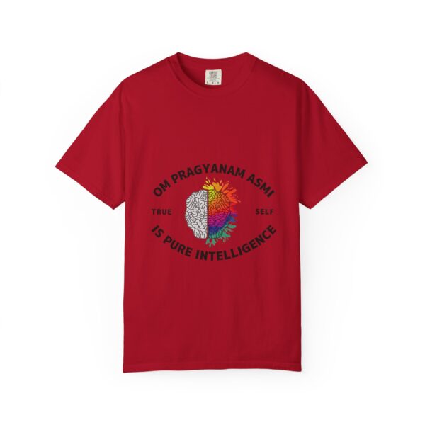 True Self is Pure Intelligence Unisex Garment-Dyed T-shirt - Image 39