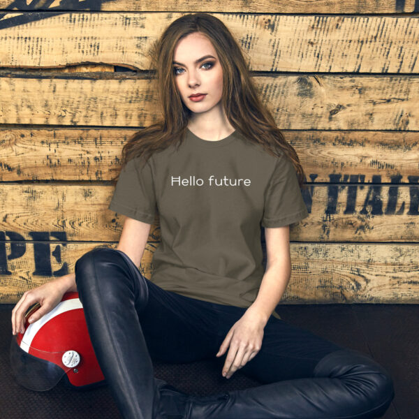Hello Future Unisex t-shirt - Image 13