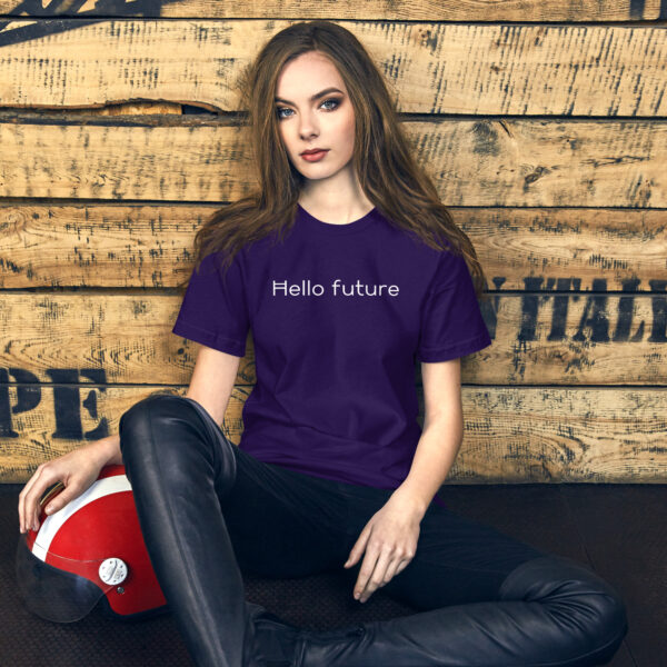 Hello Future Unisex t-shirt - Image 7